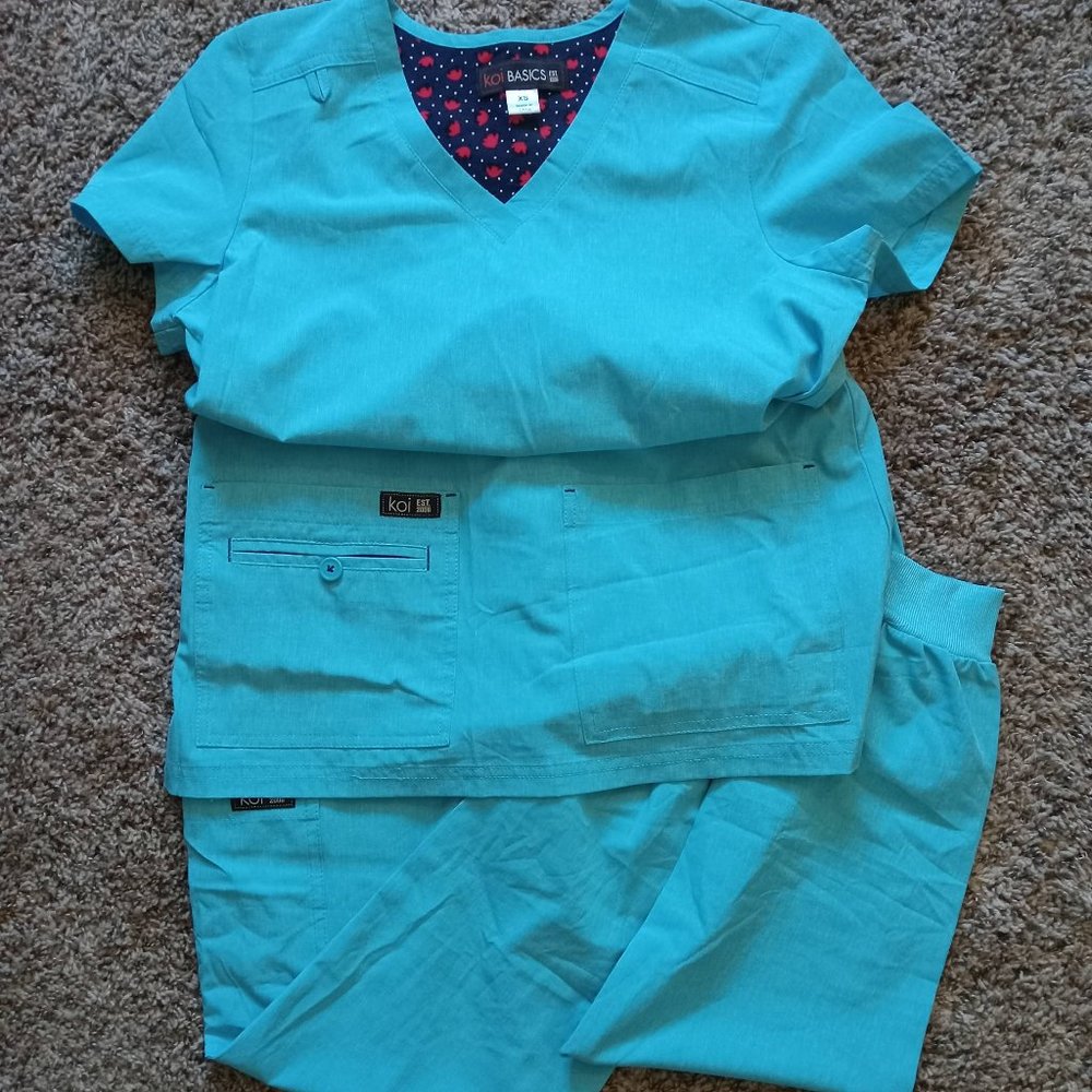 Koi Basics Scrub Top & Jogger Pants - SET